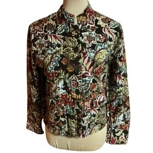 Vtg 90s floral kantha jacket